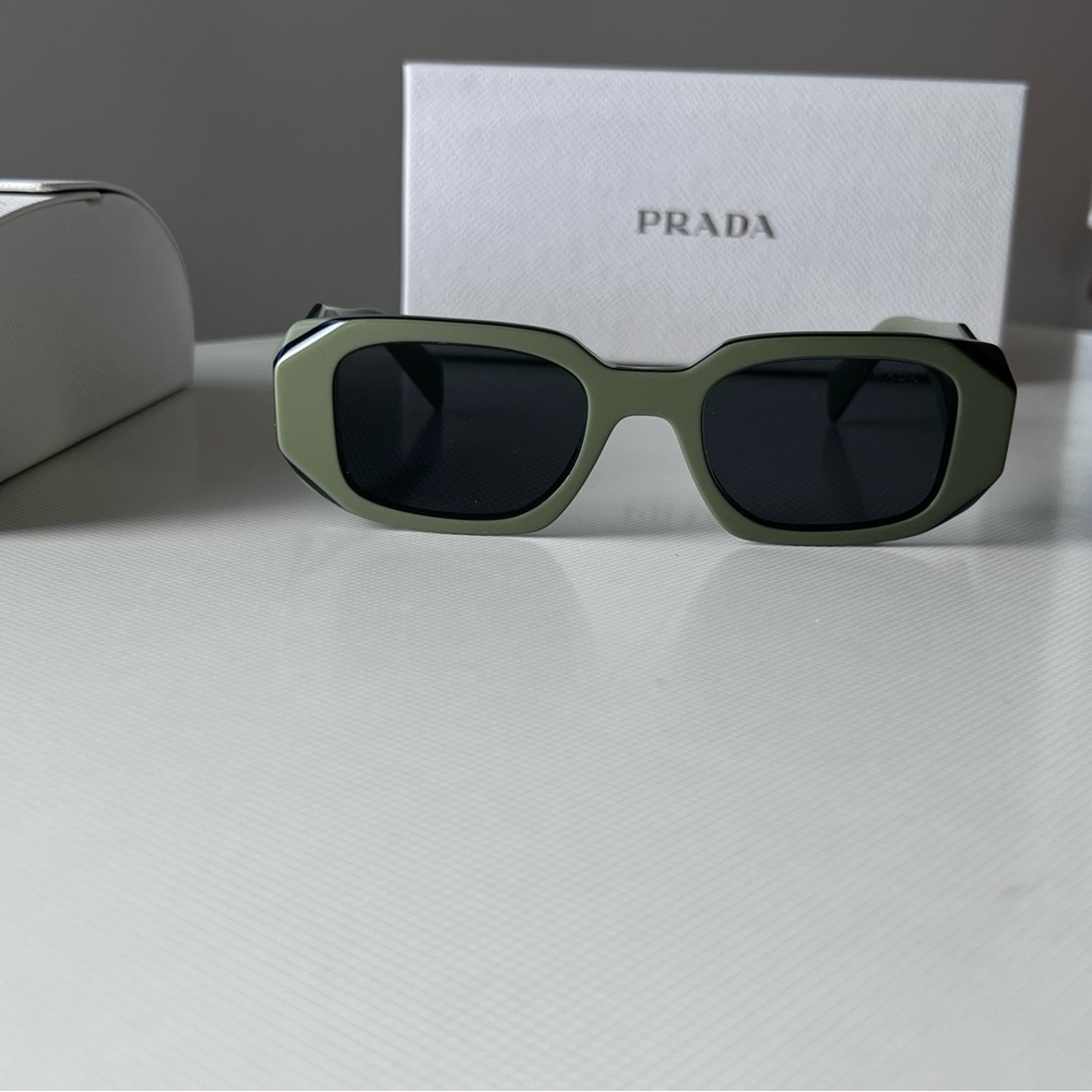 Prada Green and Black Sunglasses